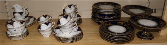 Early 19th century English porcelain tea service